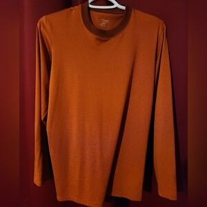 Orange Long Sleeve Top